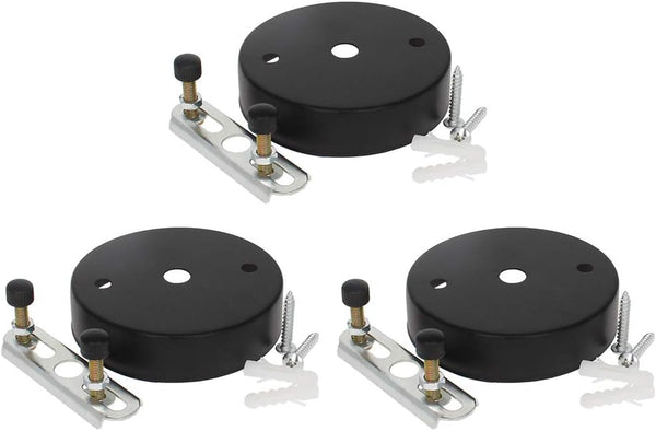Othmro 3Pcs 3.1inch Ceiling Light Canopy Kit Vintage Chandelier Ceiling Plates Retro