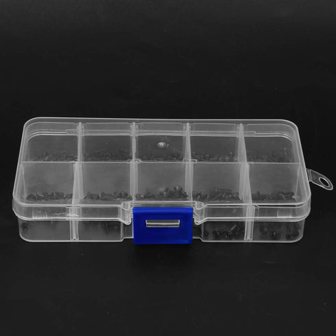 Carbon Steel Flat Head Machine Screw Bolt Assortment Sets, Fasteners with Box Optional for Electronics Industry