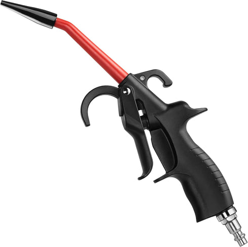 Air Blow Gun, 290 Max PSI for Compressor, 1/4" Air Inlet, Rubber Tip for Dust Removal