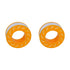 Othmro 2Pcs PTFE Industrial Sealant Tape, 0.63inch Width, 630inch Length, White Orange