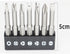 Zohino 7 1/4" Set 3-Points Pcs Hex Shank Magnetic Special Shaped Screwdriver Insert Bits U-Shape Y-Type Triangle Inner