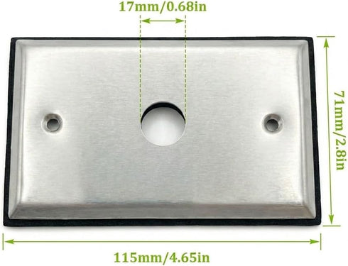 KK magsun 2 Pack 120-277V Dusk to Dawn Sensor for Outdoor Lighting with Wall Plate, Photoelectric Switch Photocell