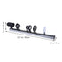50cm Set ULTECHNOVO Physical Optics Experiment Kit with Optical Bench, Professional Glass Convex Concave Lens