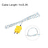 MECCANIXITY 15pcs K Type Thermocouple Mini Connector Temperature Sensor Probes Fiberglass 3.3ft -50 to 400°C(-58 to 752°F)