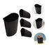 4pcs Set Portable Small Hanging Basket Storage Bin for Home Store Living Room Rolling Cart Accessories