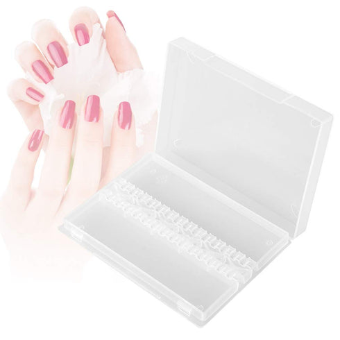 ZJchao Nail Drill Bit Box, 14 Holes Display Storage Case for Professional Nail Art Polishing Grinding Drill Bits