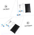 Mobestech Iron Stand Mini Clamps Micro Set, Miniature Tools Lab Condenser Clamp Chemistry Equipment