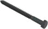 Renovators Supply Manufacturing Lag Bolts, 4 in. Black Zinc Plated Steel Lag Screws, Pack of 10