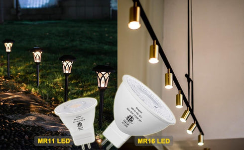 Beispiel MR11 Gu4.0 Bi-pin LED Light Bulb 4W 12VAC/DC Warm White for Outdoor Landscape Lighting, Pack of 4
