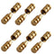 Pack of 15 Metal Table Pins, Dowels, Table Bolt Sleeve Connectors for Table Leaf Hardware