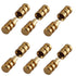 Pack of 15 Metal Table Pins, Dowels, Table Bolt Sleeve Connectors for Table Leaf Hardware
