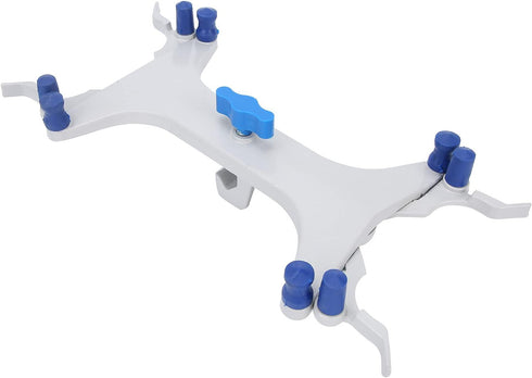 Aluminum Burette Clamp Accessory, Dual Burette Clip Holder for Titration Stand, Aluminum Butterfly Clip