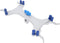 Aluminum Burette Clamp Accessory, Dual Burette Clip Holder for Titration Stand, Aluminum Butterfly Clip