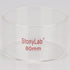 stonylab Crystallizing Dish, 100 ml, O.D. 80 mm, Thick-Wall High Borosilicate Glass, Flat Bottom, No Spout Lab Glassware