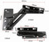 QIAO 2 Pieces 80 Degree Foldable Lift Bracket, Black Spring Hinge for Sofa Lifters