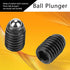 10pcs M8 Carbon Steel Ball Screws, Spring Plunger Set | Hexagonal Socket Ball Plunger M8 * 12 (M812) Screws
