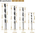 9 Pcs Adjustable T-Handle Ratchet Tap Holder Wrench Set, Metric Tap Drill Set with 4 Pcs Taps