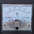 Square Analog Volt Pointer Needle Panel Meter AC Pointer Voltmeter 0-500V Scale Range Voltage Test Meter Detector Panel Meters