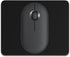 Dapesuom Small Mouse Pad, 5 x 6 Inch Thick Rubber Non-Slip Portable & Washable Mini Mouse Mat for Gaming, Jet Black