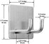4 Pack Yikla Adhesive Hooks, Razor Holder for Shower, Stick Bathroom Wall Towel Hooks, Stainless Steel Door Hangers