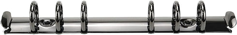 Semetall 2pcs A6 Notebook 6-Ring Binder Mechanism, Loose Leaf Binding Spines, Metal Clip Ring Binder Replacement Kit,