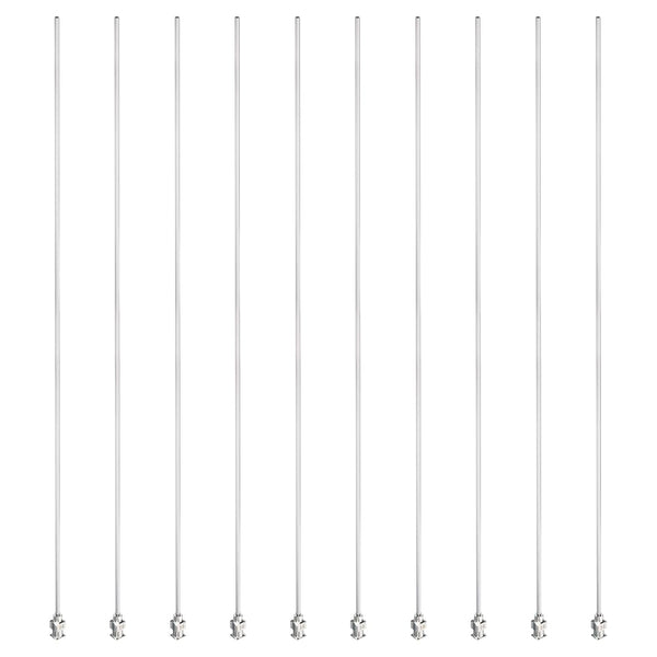 PATIKIL 14Ga x 12 Inch Stainless Steel Dispensing Needle Tips, 10Pcs Blunt Tips for Thick Glue Ink Lab