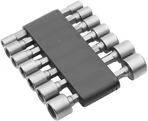 14Pcs Power Nut Driver Drill Bit Set, Chrome-Vanadium Steel, 1/4 inch Hex Shank, Quick Change Socket Wrench Tool