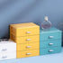 Desktop Drawers Organizer, Desk Storage Box with 3 Drawers for Small Items, Office and Home Cosmetic Organization