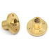 2PCs Lead Screw Brass Nut (Acme Thread, 2mm Pitch, 1 Start) with 4-M3 Holes for 8mm T8 Tr8x2 Lead Screw of 3D Printer Z
