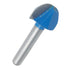 COMOK 1/4 Inch 3/4 Inch 2 Woodworking Tool Straight Round Nose Router Bit Carpenter x Flutes Round Shank Cove Box