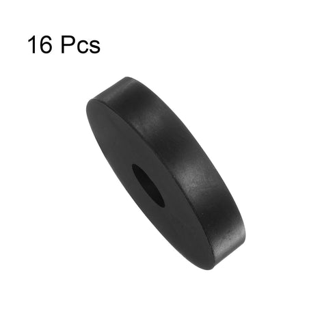 HARFINGTON 16pcs Rubber Spacer, 2 Inch OD Neoprene Round Anti Vibration Isolation Pads for Home and Car Accessories