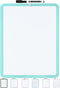 Mr. Pen Dry Erase Board, 14” x 11” Small White Board with Black Marker, Mint Green Frame for Home or Office