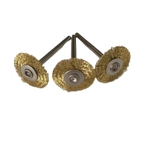 20Pcs Wire Brush Wheel Cup Brush Set, Rotary Tool Brass Wheel Wire Brush Accessories for Cleaning