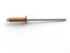HJ Garden 25pcs Red Copper Blind Rivet, Self-Plugging Open End Dome Head Fastener Nails for Decoration