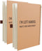 Left Handed Notebooks, College Ruled, 160 Pages, Hard Cover, 8.5" X 5.7", Ideal Gifts for Left Handed People, 2 Pack