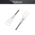 Utoolmart Industrial Dispensing Needle, 10pcs 17G Blunt Tip Syringe Needles with Luer Lock for Refilling E-Liquid