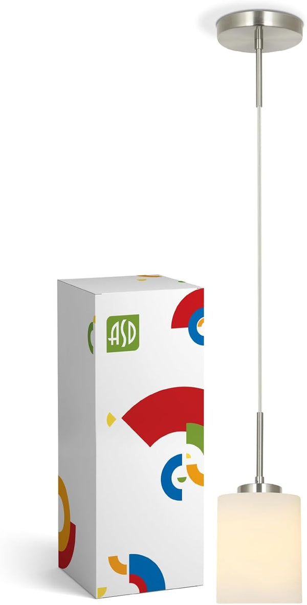 ASD Single Mini-Pendant Ceiling Light Fixture | 60W E26 Socket 120V |