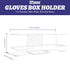 1 XL Gloves Box Facial Tissue Box Holder,Wire Rack Dispenser for Gloves,Tissues Paper Towels Organizer - Mounting