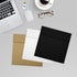 LUXPaper Square Invitation Envelopes | Peel & Press | 6" x 6" | Midnight Black | 50 Qty | 80lb. Text