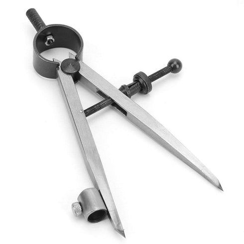 Wing Divider, Adjustable & Lockable Precision Spring Divider Caliper Compass for Metal Workpiece Processing