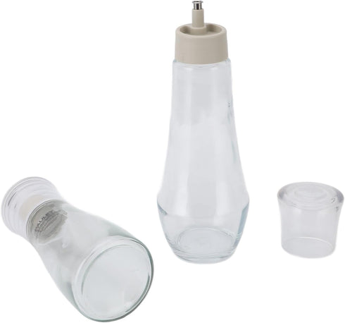 150ml 260ml Dioche Glass Mouthwash Dispenser Elegant Refillable Multifunctional Mouthwash Container with Spout
