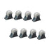 ABOOFAN 8pcs 1-Inch Heavy Duty PP Nylon Swivel Caster Wheels Directional Furniture