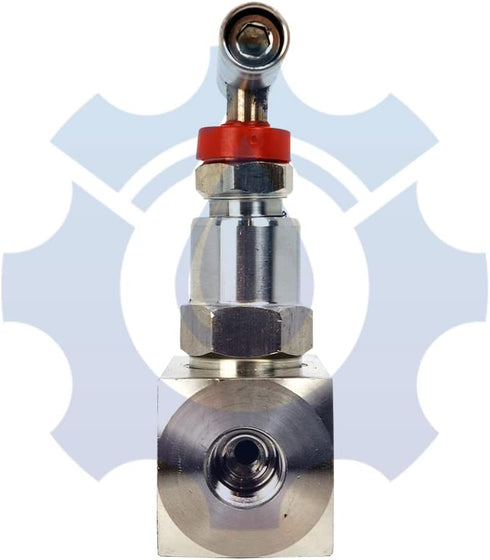 RFS Stainless Steel 316 Straight Needle Valve, 3/4" NPT Female Connection, 6000 PSI, 2 Port Heavy Duty Valve