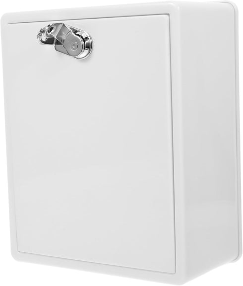 2pcs Package Mailbox Package HOMSFOU Outdoor Box Lock Secure Wall-Mounted for Deliveries Multi-Purpose Porch Storage