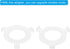 E27 E14 8 Pack PATIKIL to Lamp Shade Ring, Lamp Holder Adapter Ring Converter Reducer Fitting Light Fixtures
