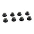 8PCS Flange M4 Lock Nuts, Serrated Nylon Self-Tightening Aluminum M4 Wheel Hardware for Axial HPI TLR ECX RC Car