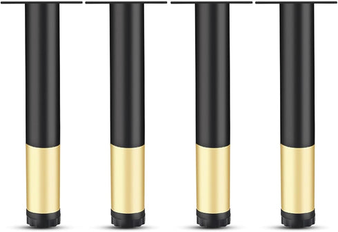 HJYCLFAZU SpeeSy Pack of 4 Furniture feet, Adjustable Table Legs, Metal Cabinet Base