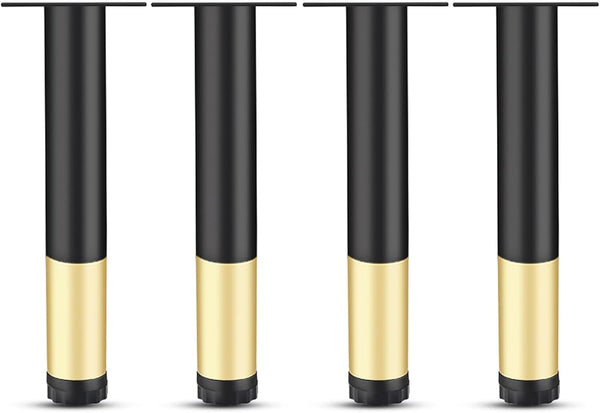 HJYCLFAZU SpeeSy Pack of 4 Furniture feet, Adjustable Table Legs, Metal Cabinet Base