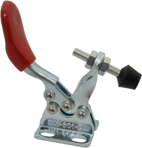 4PCS Toggle Clamp 201A Hand Tool, 60 lbs / 27kg Holding Capacity, Antislip Horizontal Quick Release Tool
