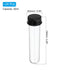 PATIKIL 30ml Plastic Test Tubes with Screw Caps, 24Pcs 109x24mm Tubes for Scientific Party Decoration Candy Bead Storage Bath Salt Lab Use, Black